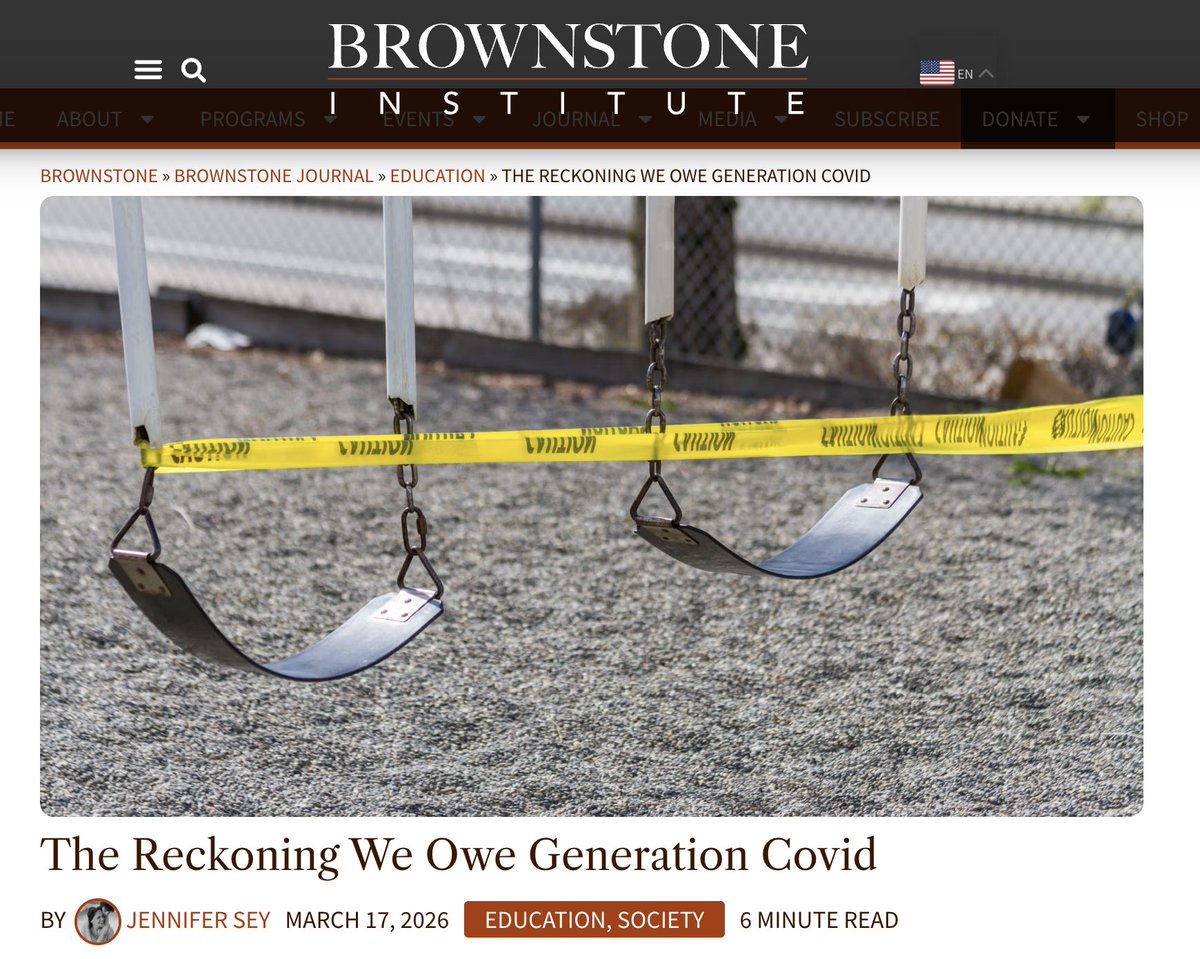 JenniferSey's tweet photo. 4 years ago, I, along with my filmmaking partner @AndrewJamesFilm, started making a documentary film about the devastating toll on children from inhumane lockdown policies. The real human face of it. 

The result is Generation-Covid. Read about it here.