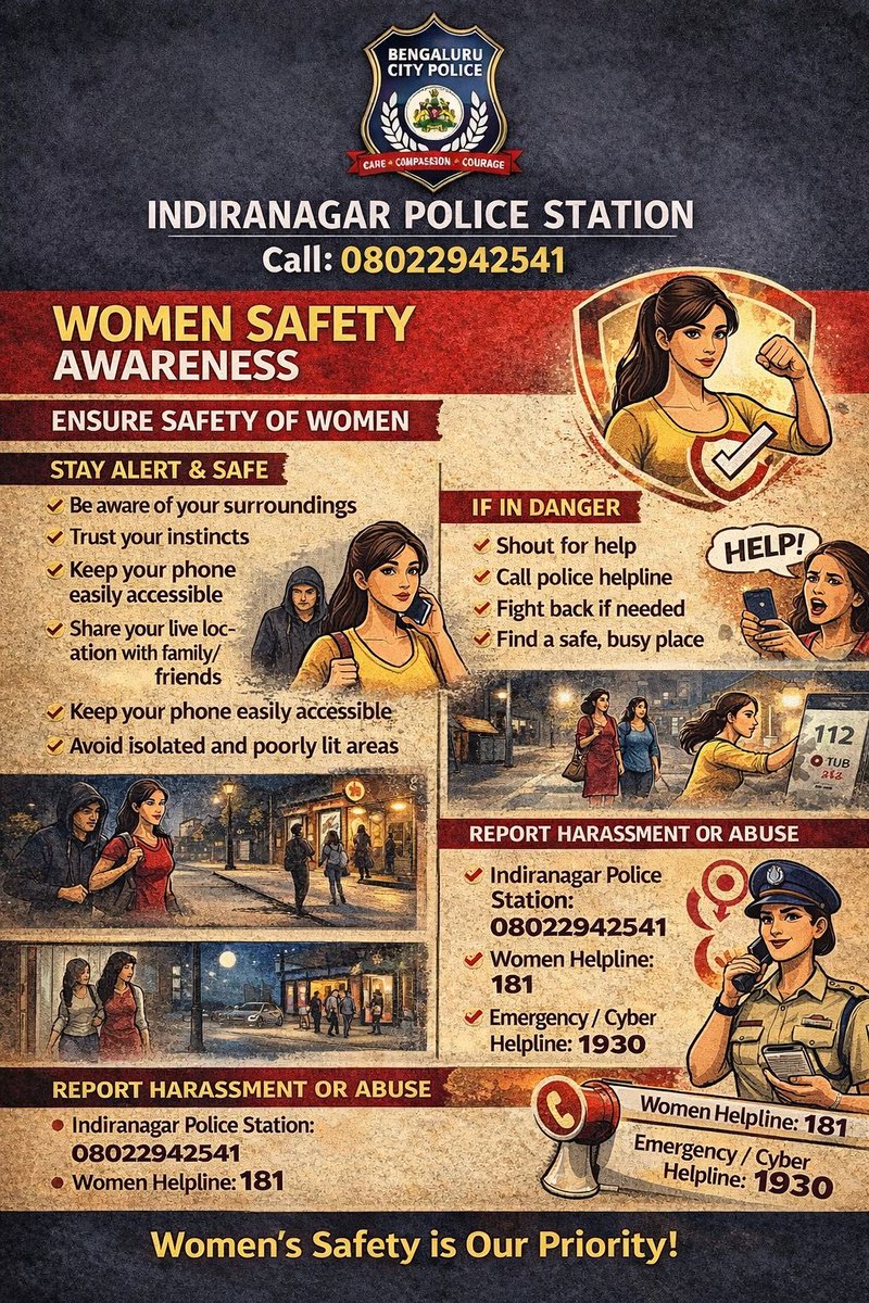 Indiranagar PS, ಇಂದಿರಾನಗರ ಪೊಲೀಸ್ ಠಾಣೆ tweet media