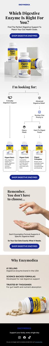 cmfrtdesign's tweet photo. Email Design for a Supplement Brand.

#EmailMarketing #ecommerce #ecom #klaviyo #emaildesign https://t.co/IvyQw36Vjf