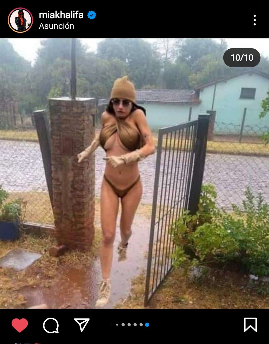Asuncionico. Día de lluvia. No hay que dejar morir este gran meme que nos dejó Mía Khalifa