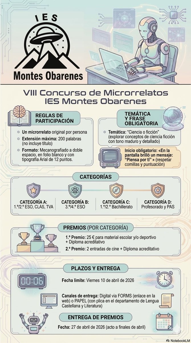 Biblioteca IES Montes Obarenes tweet media