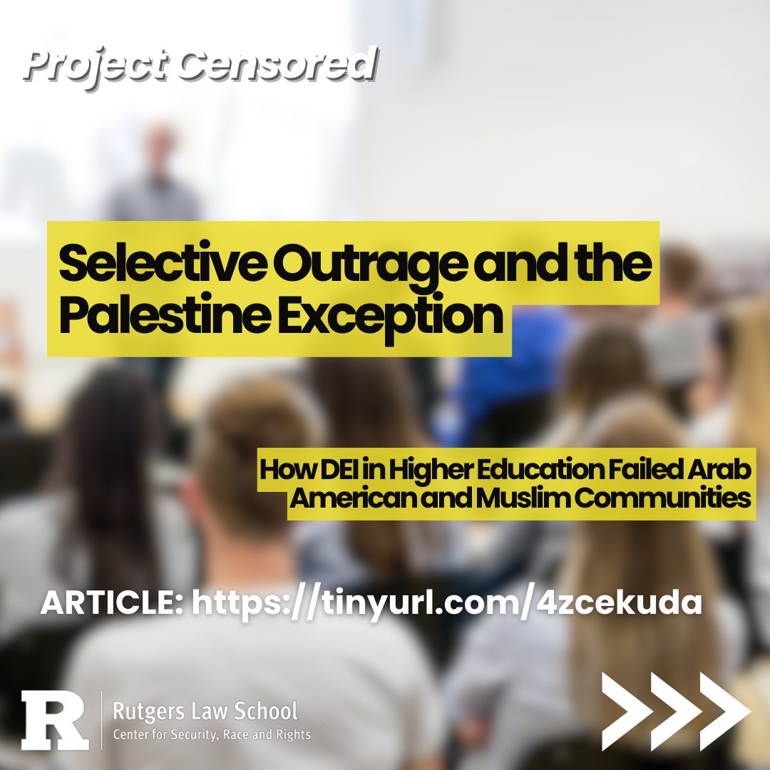 Center for Security, Race and Rights tweet media