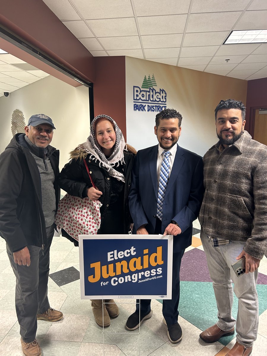 Junaid For Congress (IL-08) tweet media