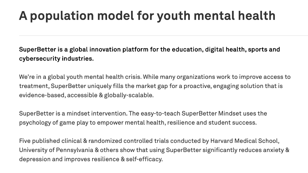 SuperBetter tweet media