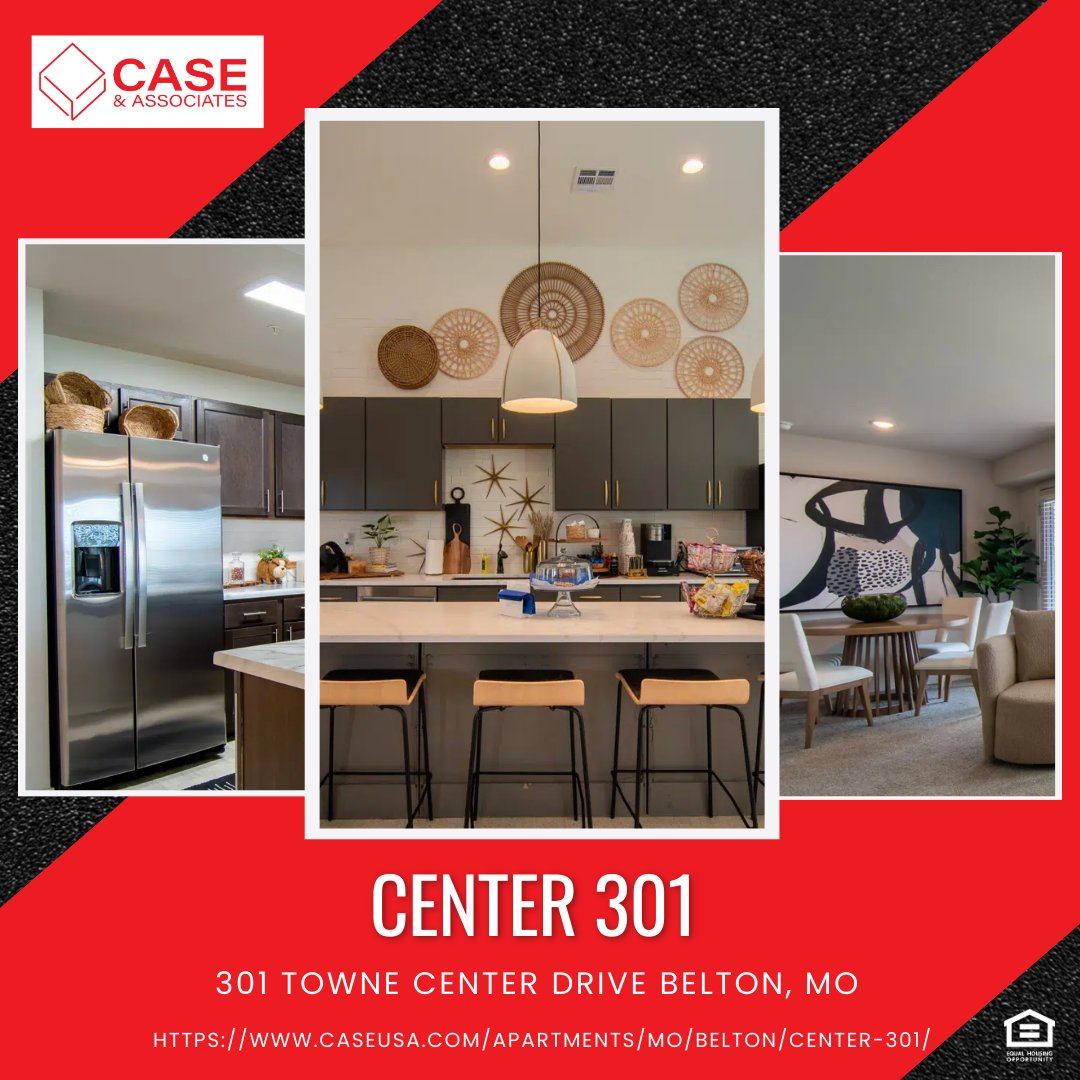 Center 301 in Belton offers a refined living experience with luxury apartments, lofts, and townhomes just outside Kansas City 🏡✨

Thoughtfully crafted interiors and a resort-style community create a setting designed for both comfort and style, while the convenient location...