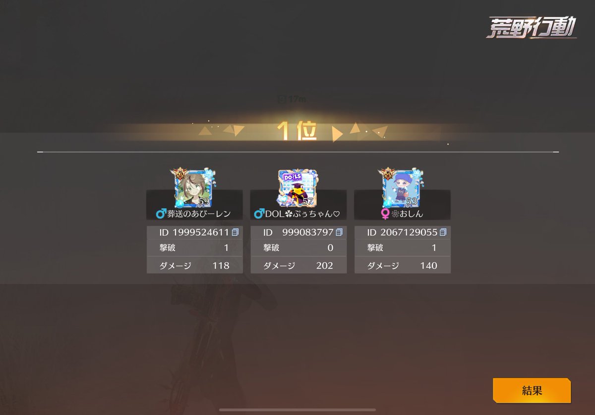見る事もまた戦いだ！

ケーン！！🏆