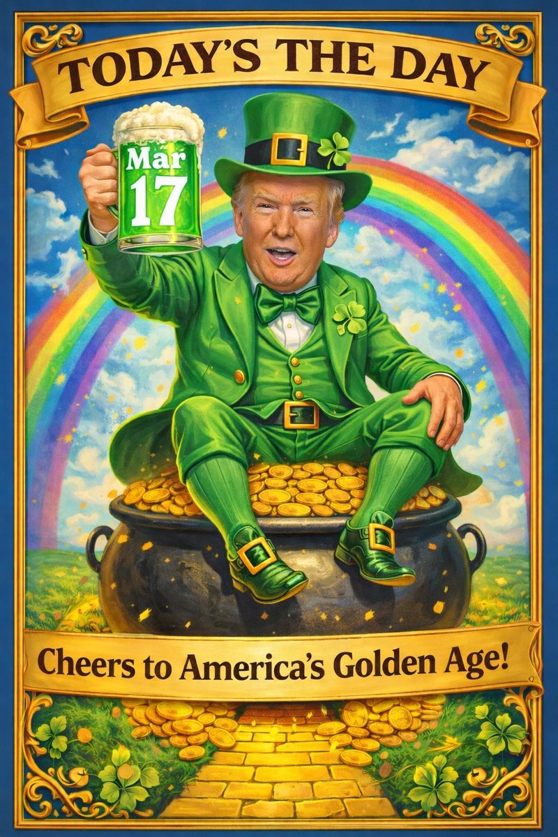 March 17th! Today’s the Day!
Cheers America!