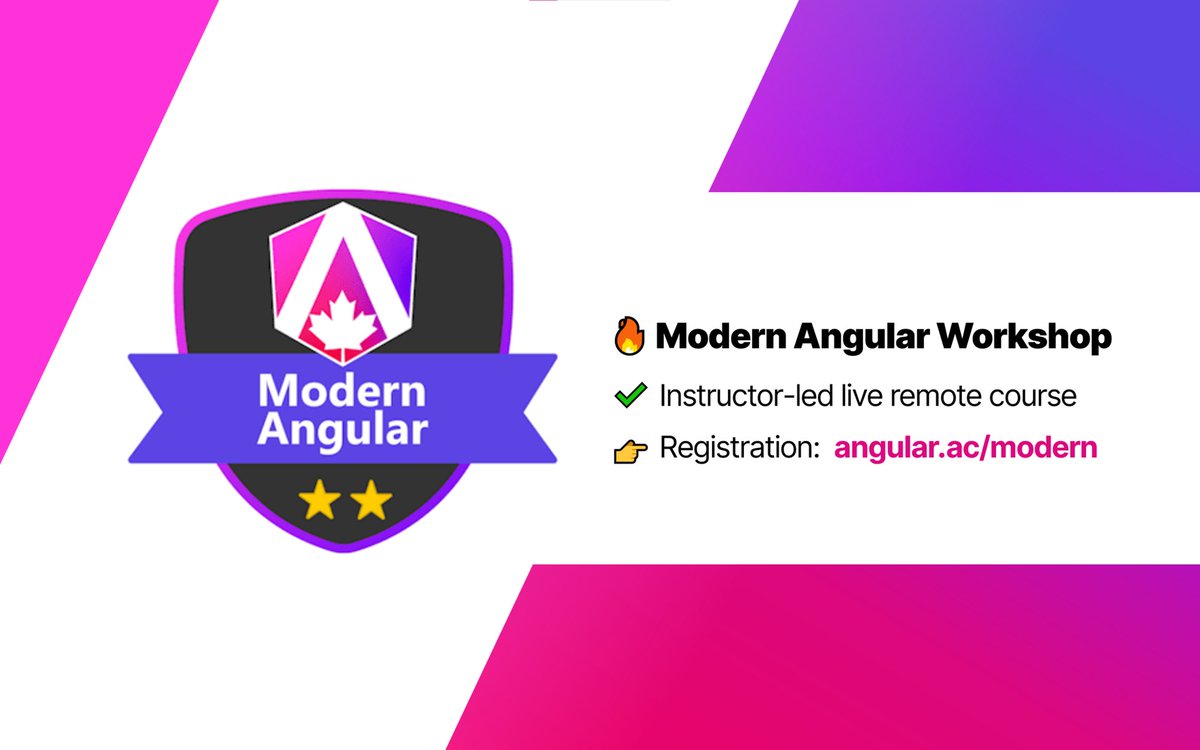 Angular Academy tweet media