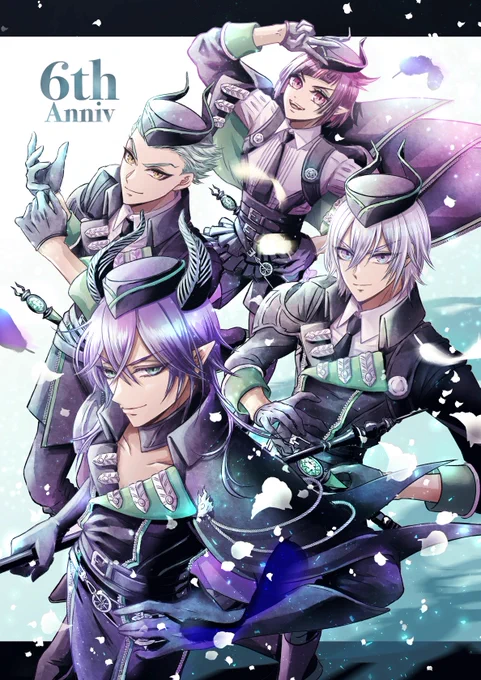 twst6周年おめでとう 8章でも彼らの活躍が見られますように #ツイステ6周年