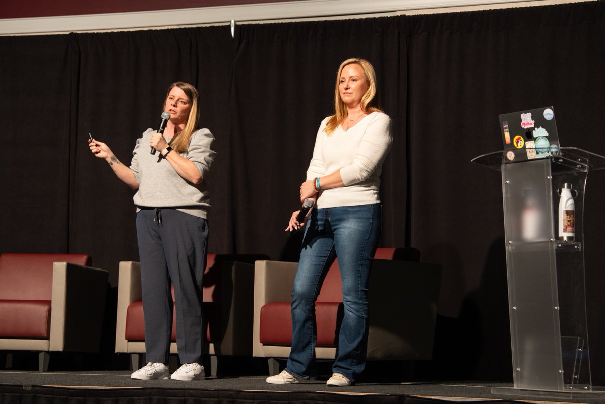 FairmontState's tweet image. Thank you to everyone who helped us welcome the Gabby Petito Foundation to campus last night (even in the snow!) 💜❄️ Thank you, Tara and Nichole, for sharing Gabby's story with us! 

#FairmontState #GabbyPetitoFoundation
