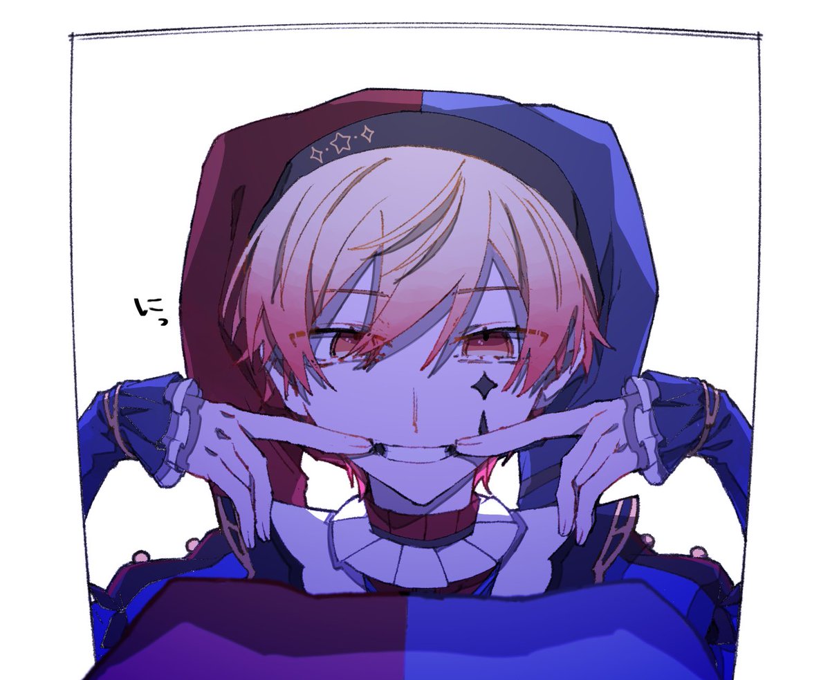 鏡ににこってする🤡🌟