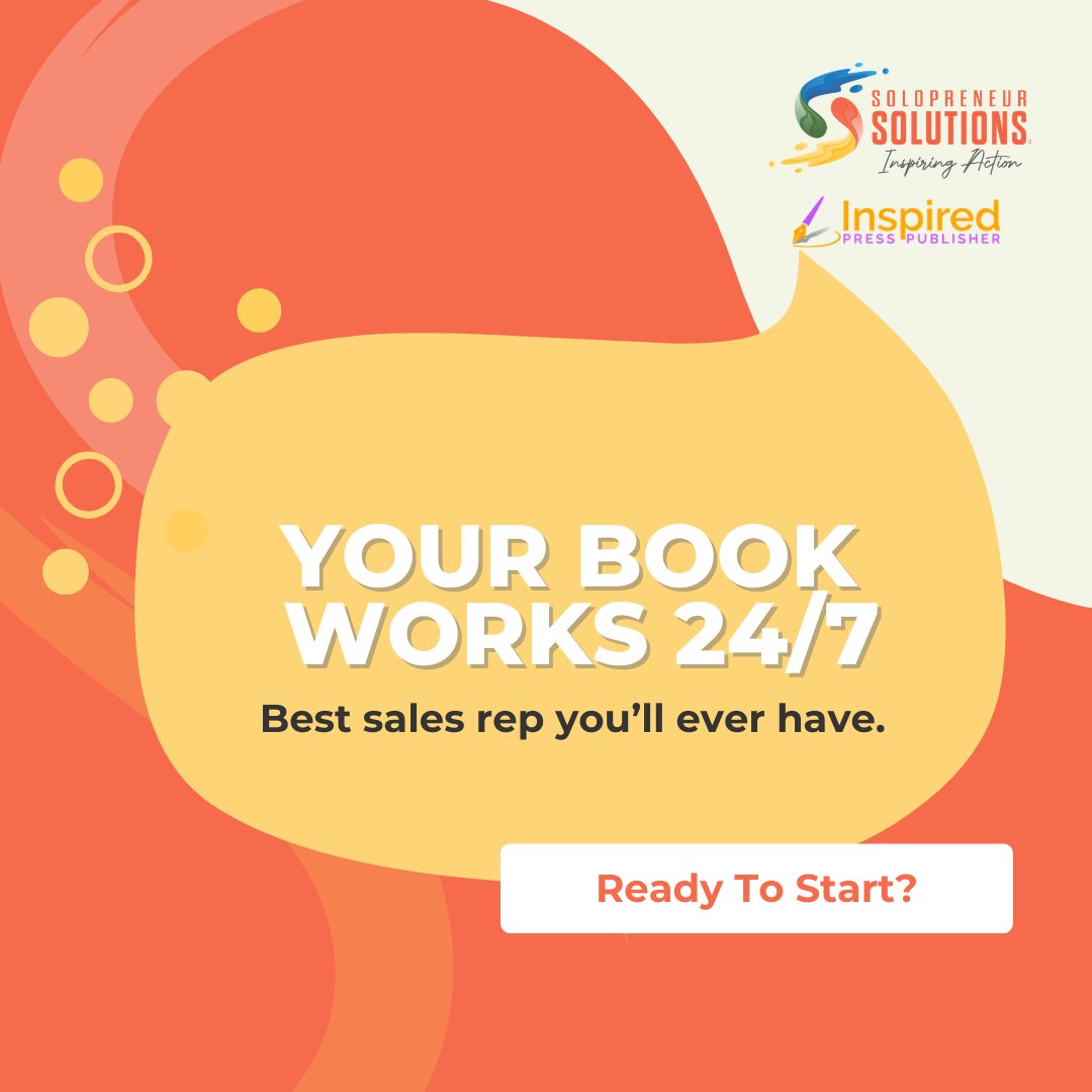 Your book isn’t just a book.
It’s your best sales rep working 24/7.
Ready to start?

inspiredpresspublisher.com

Agree or disagree? 👇
 #AuthorMarketing #ExpertAuthority