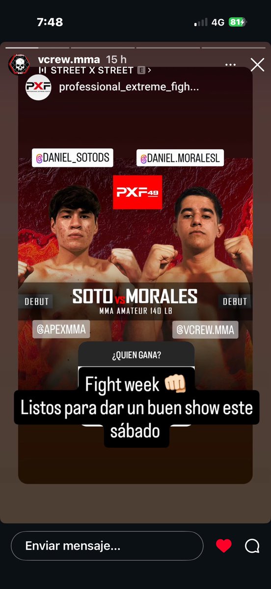 AnomiaMichael's tweet image. Va pelear un miembro del corral , vamos Mijo con todo 
Daniel “elMigajero” Morales!! #mma #Hermosillo #Vcrew