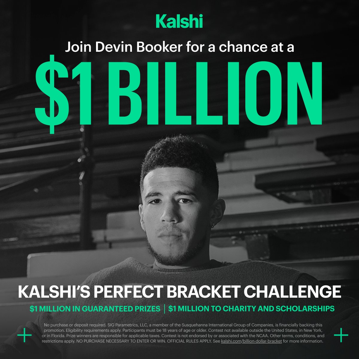 Win $1 Billion if you build a perfect bracket

Free to enter

kalshi.com/billion