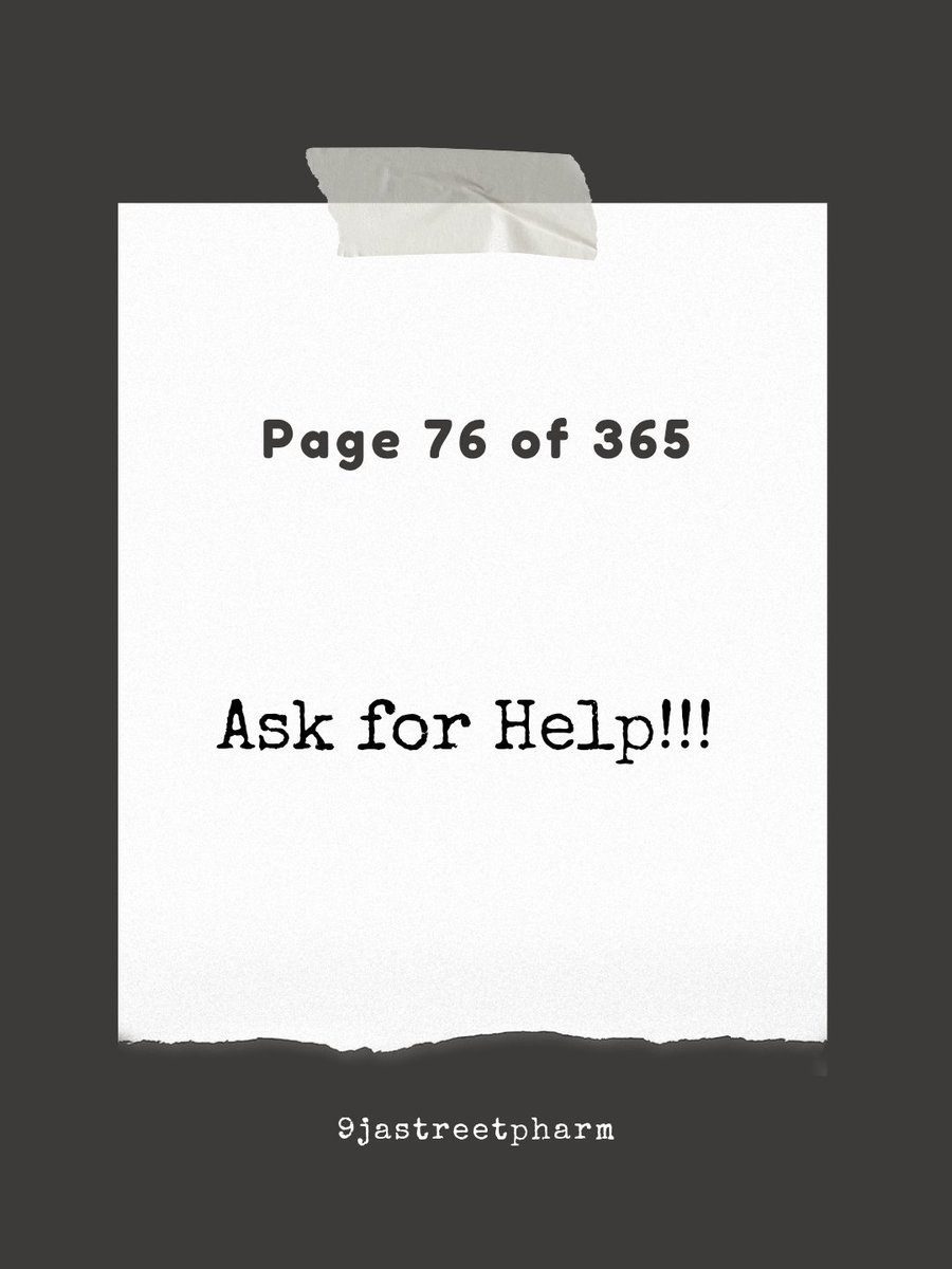 Open your mouth and ask for help!!

Because nobody is a witch / wizard 

However, know who you go ask sha else.......your ridicule de front.........

#76of365
#Ask