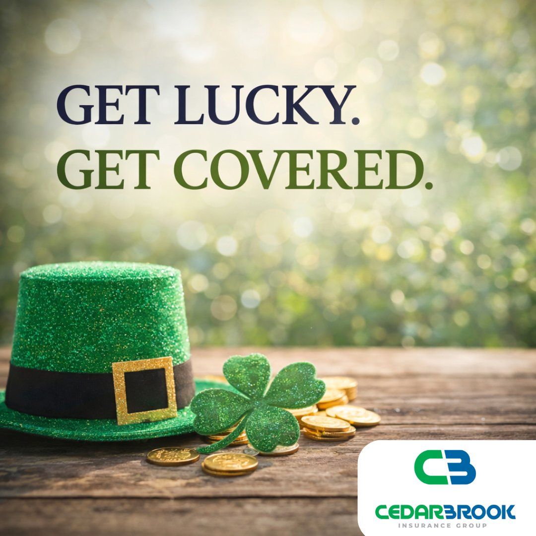 CedarBrookInsur's tweet image. Happy St. Patrick’s Day. Luck is nice, but the right coverage is better. If you haven’t reviewed your home &amp;amp; auto limits lately, CEDARBROOK can help.

na2.hubs.ly/H04ll6x0
 (833) 490-7878

#StPatricksDay #CedarbrookInsurance #TexasInsurance #getlucky