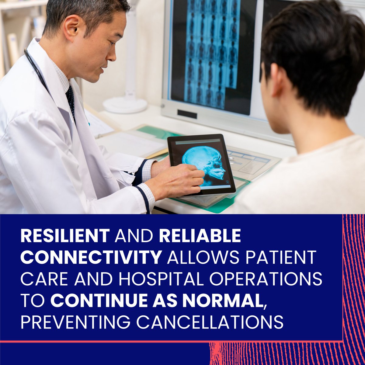 At San Francisco General Hospital, one of Northern California’s busiest public hospitals, our partner IP Access has rolled out Eutelsat's OneWeb LEO connectivity as part of a blended solution to deliver network resiliency even during power outages or disruptions 🏥