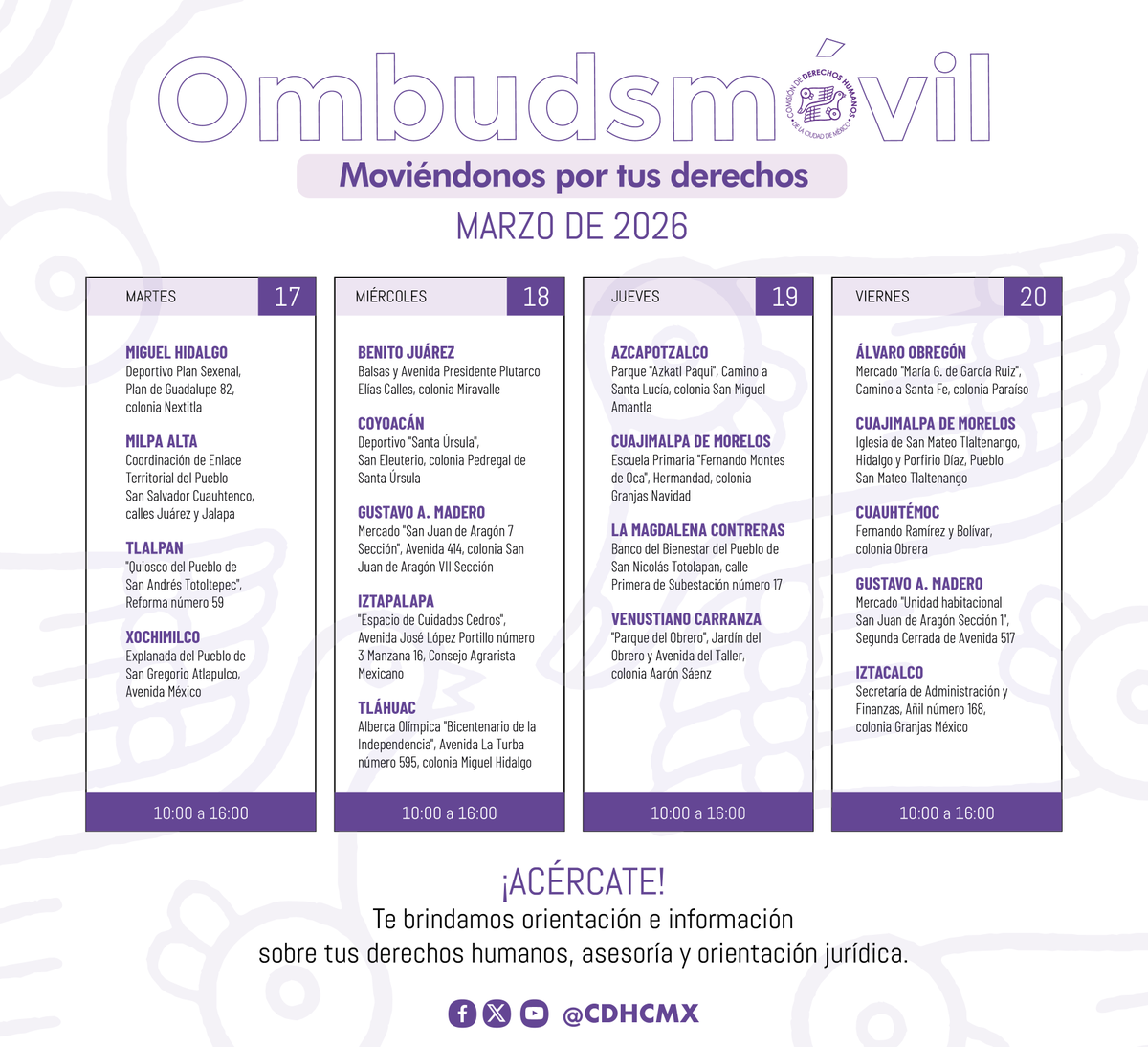 Comisión de DH de la Ciudad de México tweet media