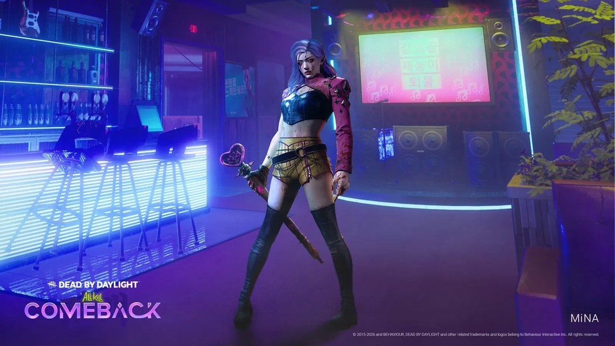DicasByDaylight's tweet photo. Primeira imagem da skin MiNa para o Trickster! https://t.co/G0YysRiHNo