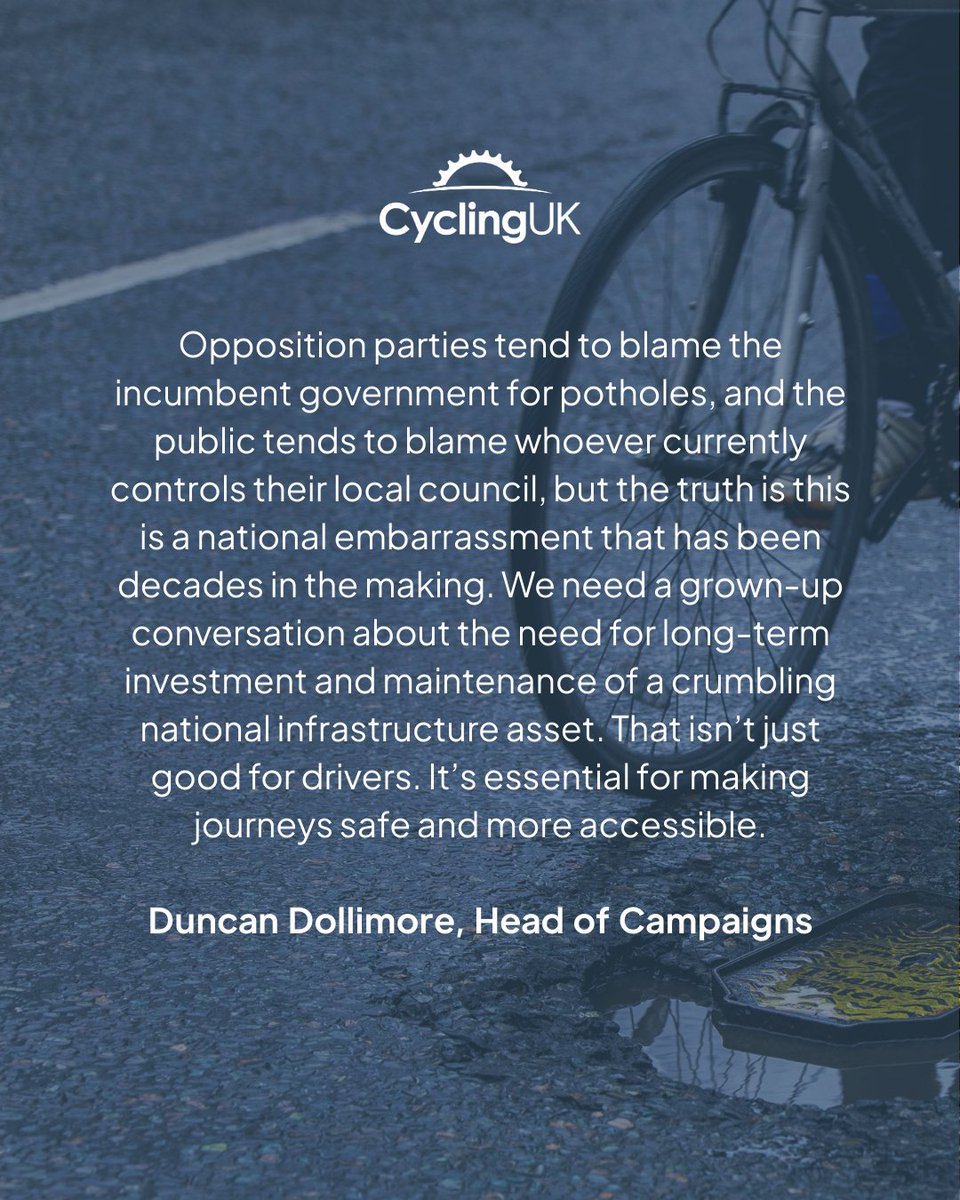 Cycling UK tweet media