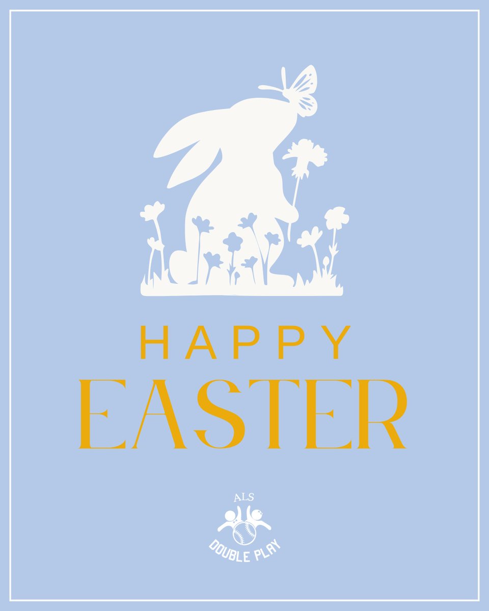 ALSdoubleplay's tweet image. Wishing everyone a peaceful and joyful Easter Sunday. May this season bring renewed hope, love, and moments of light to all families affected by ALS.

#Easter #ALSCommunity #MakeALSHistory