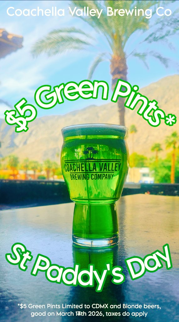 Coachella Valley Brewing tweet media