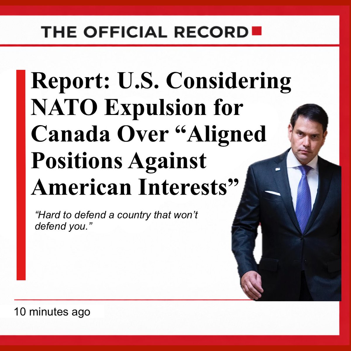 THE OFFICIAL RECORD tweet media