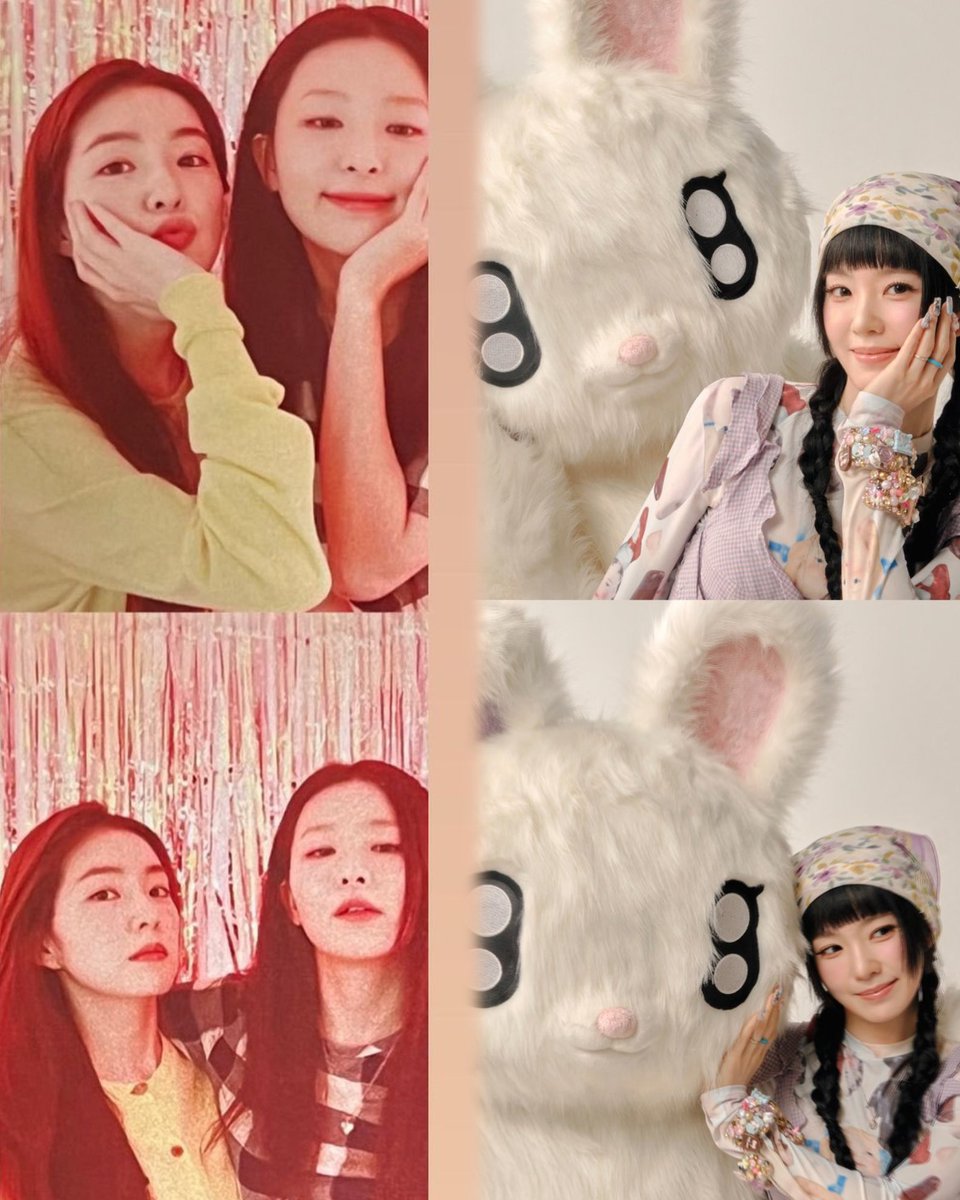 nancehog's tweet photo. no way IRENE is imitating SEULGI…😭❓ https://t.co/2nNEAsWJzV
