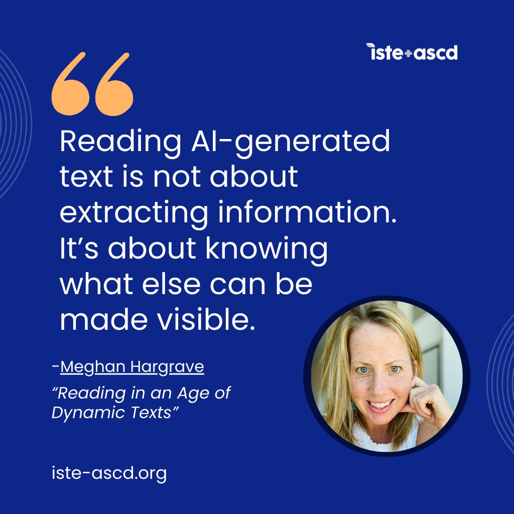 ISTE+ASCD tweet media