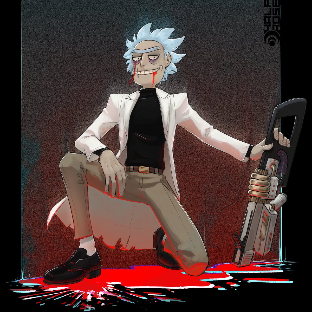 Half-rose ( open commissions ) tweet media