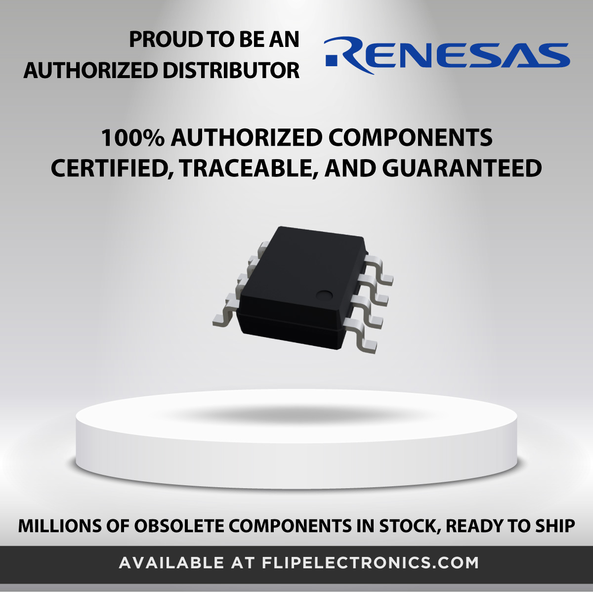 <a href="/FlipElectronics/">Flip Electronics</a> is the trusted authorized distributor of Renesas Electronics, providing obsolete and hard-to-find components to keep legacy designs running.

Need obsolete <a href="/RenesasGlobal/">Renesas Electronics</a> Electronics parts for military or aerospace applications? flipelectronics.com/Manufacturers/…