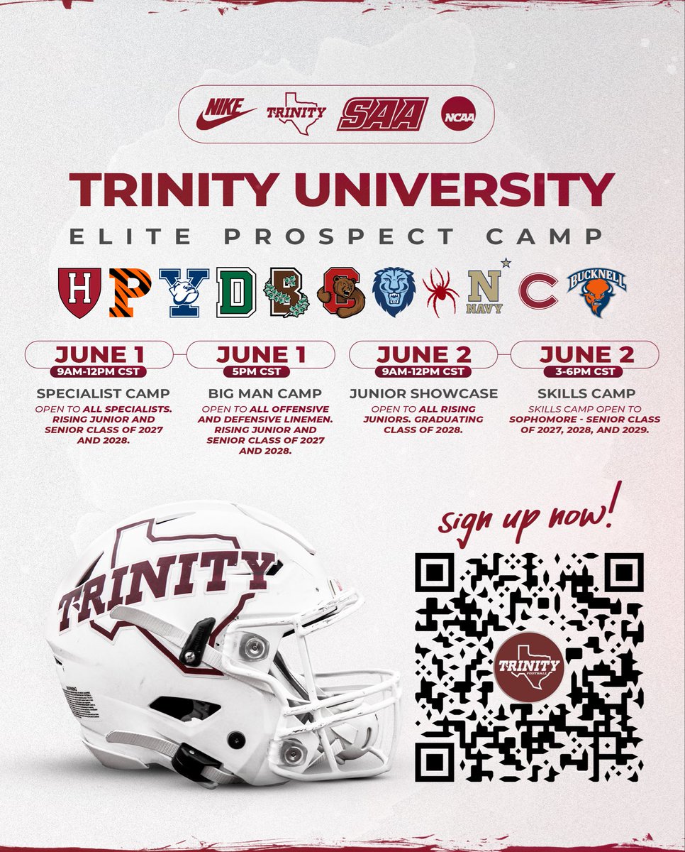 Trinity University Football tweet media