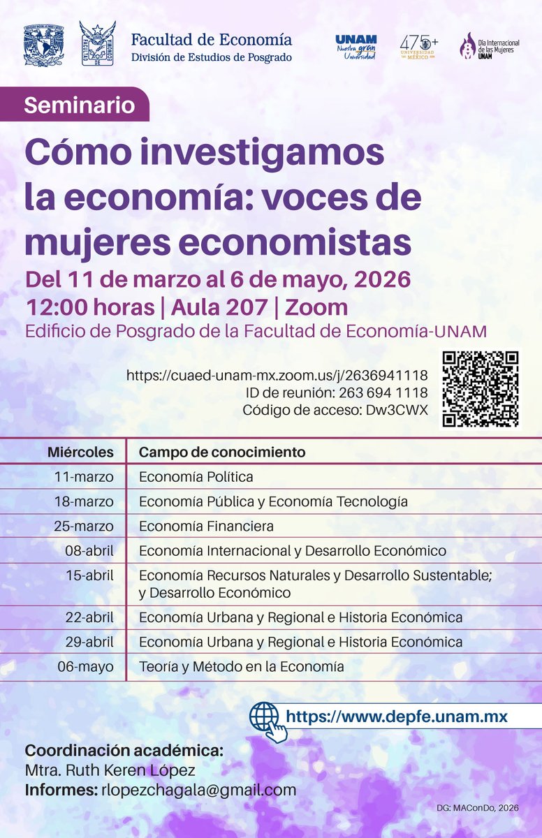 SUAyED Economía UNAM tweet media
