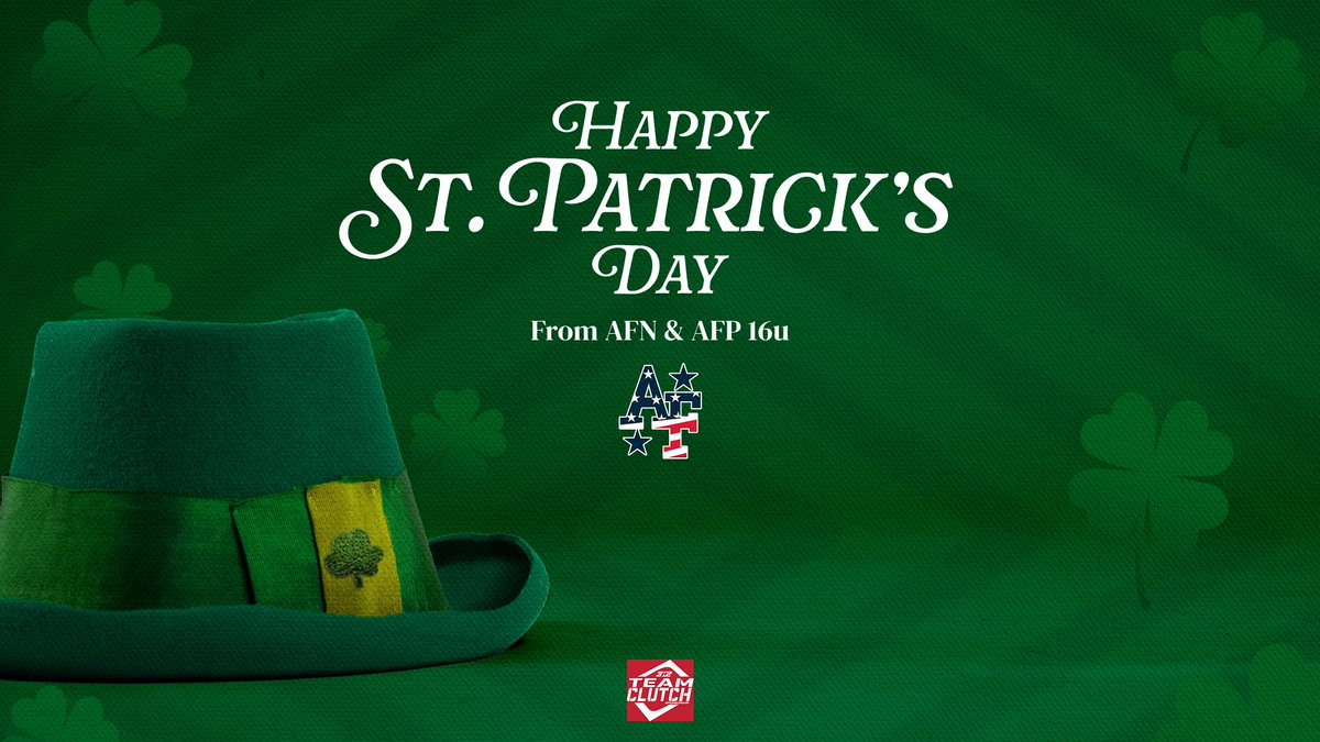 AFNational16u's tweet photo. 💚 Wishing everyone a joyful St. Patrick's Day from the American Freedom National and Platinum 16U team! Let’s make some lucky memories! #AFN16u #AFP16u https://t.co/VJthi1cPqA