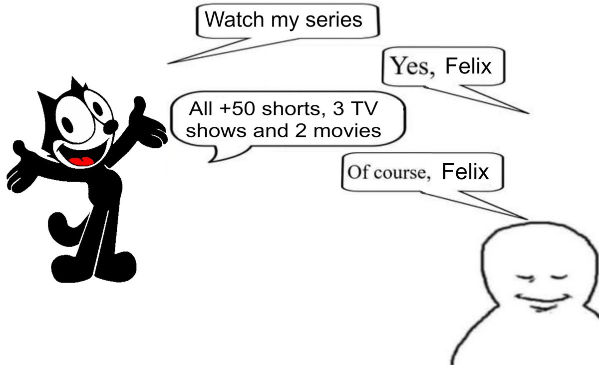 Felix the Cat's Magic Bag of Memes tweet media