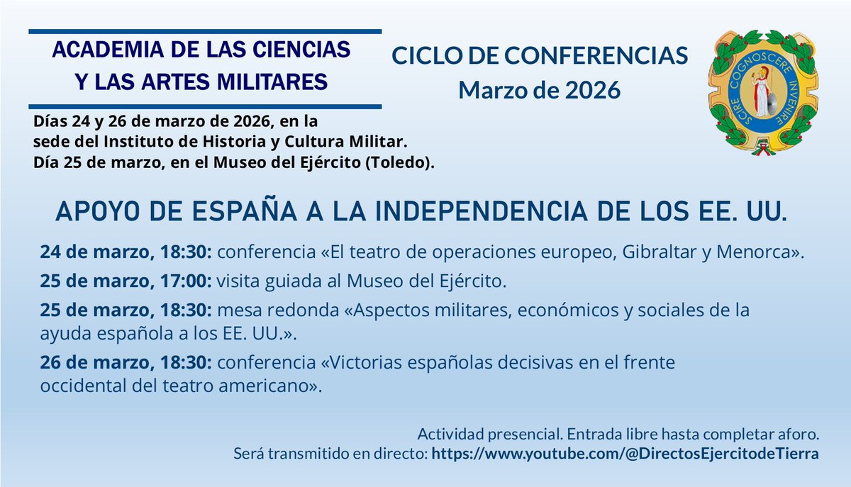 Academia de las Ciencias y las Artes Militares tweet media
