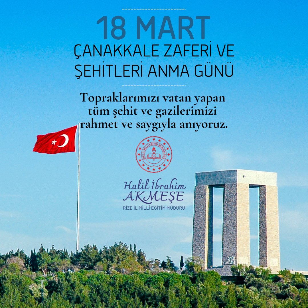 Rize İl Millî Eğitim Müdürlüğü tweet media