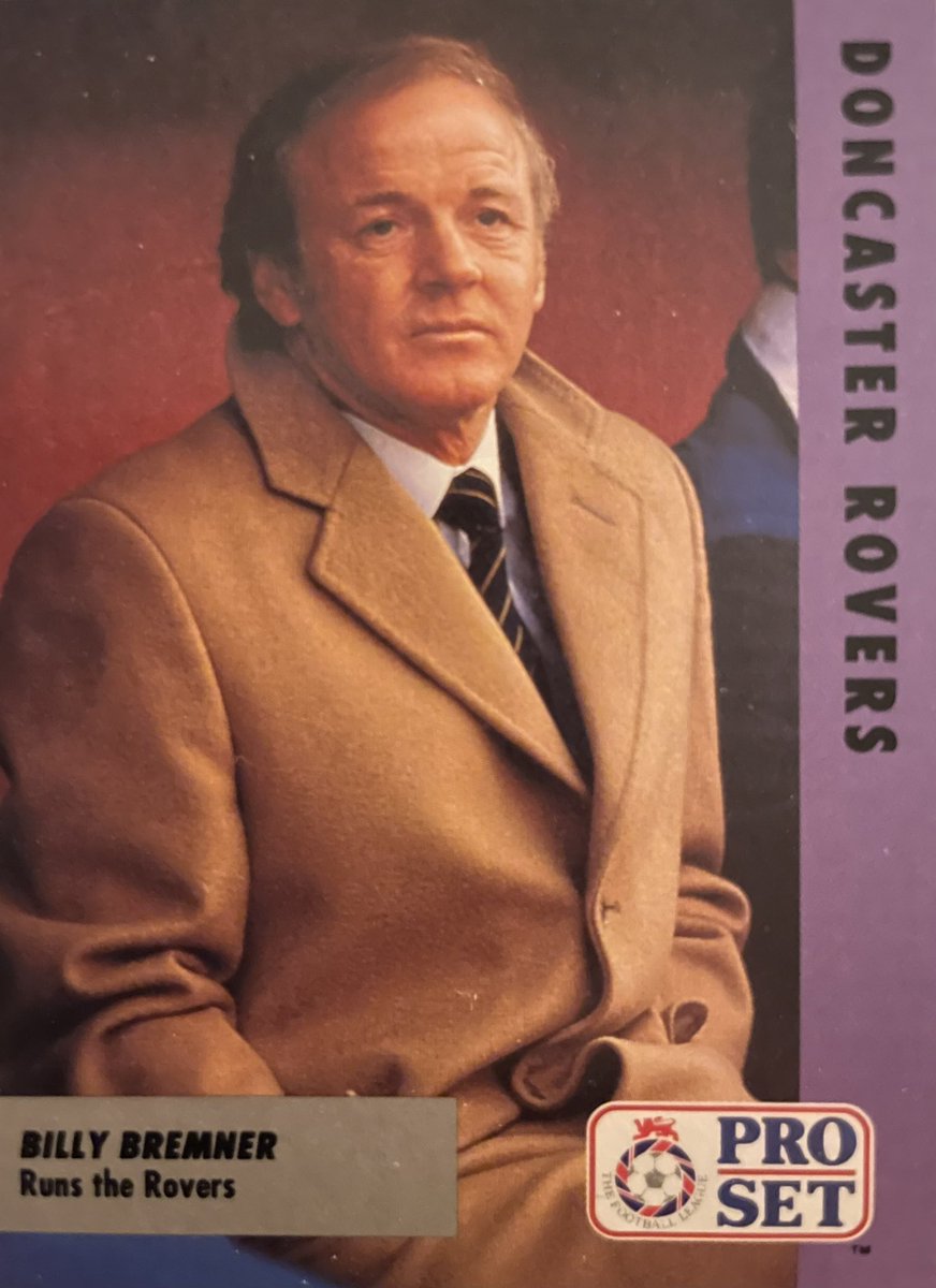 daily_set's tweet photo. The 1991/92 fixture card of @drfc_official featuring manager Billy Bremner. A horrendous start to the season saw Mr Bremner leave in early November and the side had won just once by the turn of the year. 5 wins in the last 7 games saw them finish 21st in Division 4. #ProSet https://t.co/rMRniwo7vc