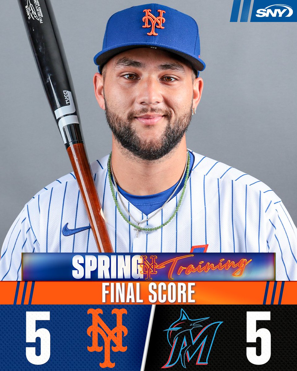 The Mets play to a tie with the Marlins in Jupiter Bo Bichette