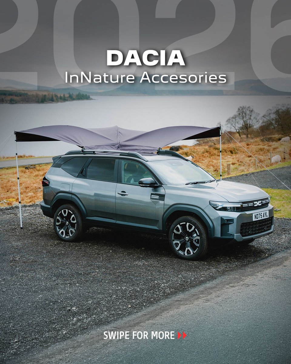 autoevolution's tweet image. Dacia, which tries to prove that “you don’t need an expensive campervan to get outdoors,” is expanding the InNature accessory range to make it easier to turn its rugged Duster and Bigster SUV lineup “into practical, affordable camping solutions.” 

#dacia #camper #InNature