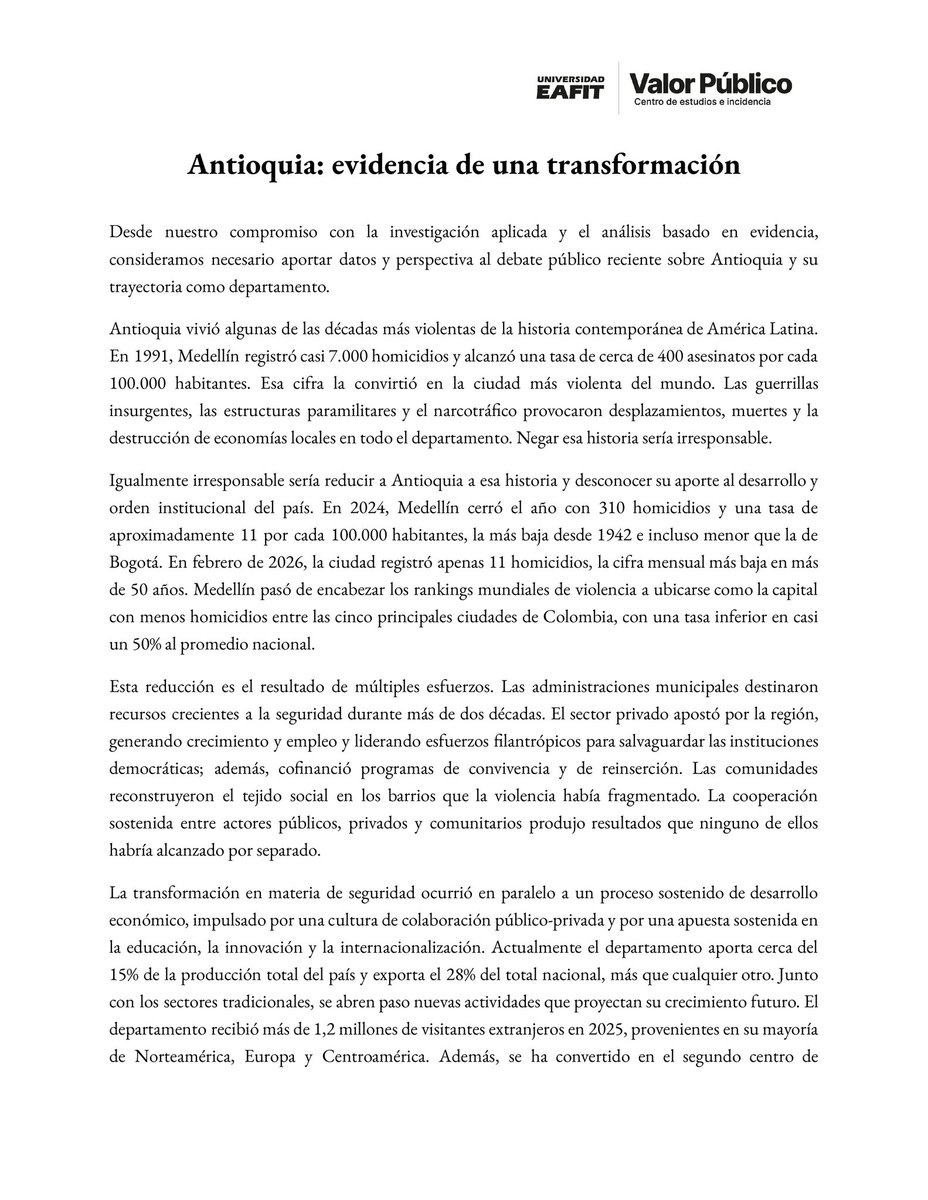 Valor Público EAFIT tweet media