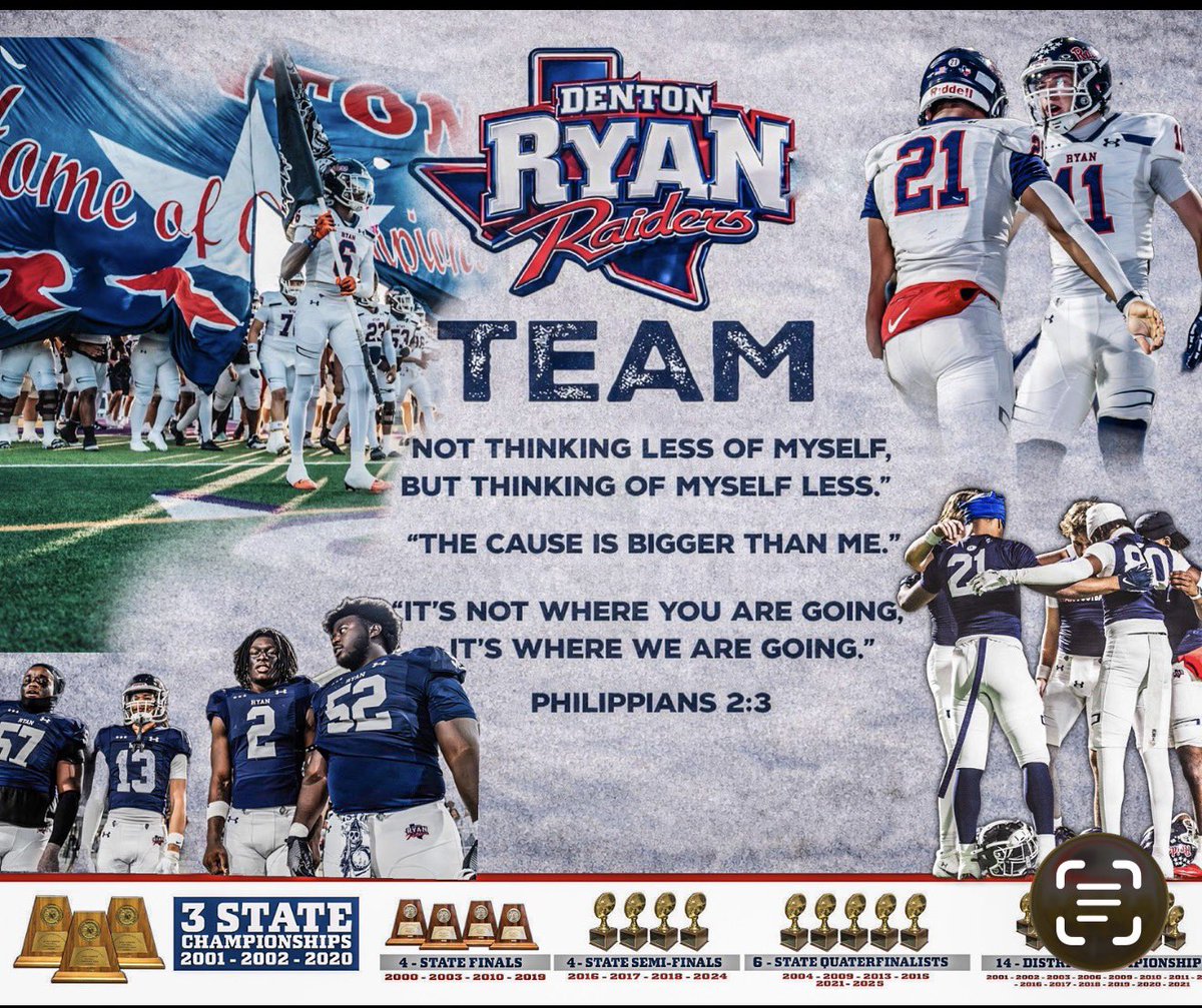 Denton Ryan FB ⭐️⭐️⭐️ tweet media