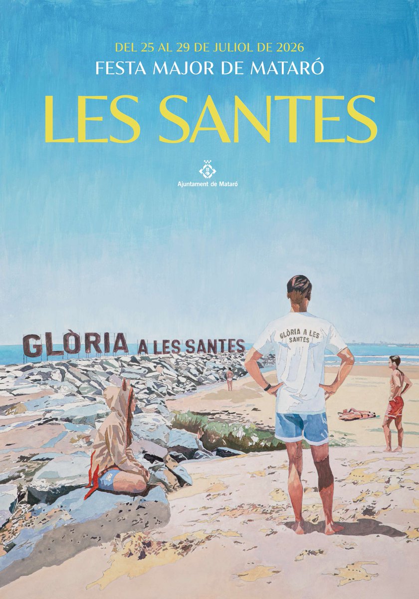 matarocat's tweet photo. NOTÍCIA L’artista Joe Dart és l’autor del cartell de Les Santes 2026 i Albert Canalejo el fotògraf de la Festa Major
👉 https://t.co/rcs13uZnGb https://t.co/1ggsracS2H