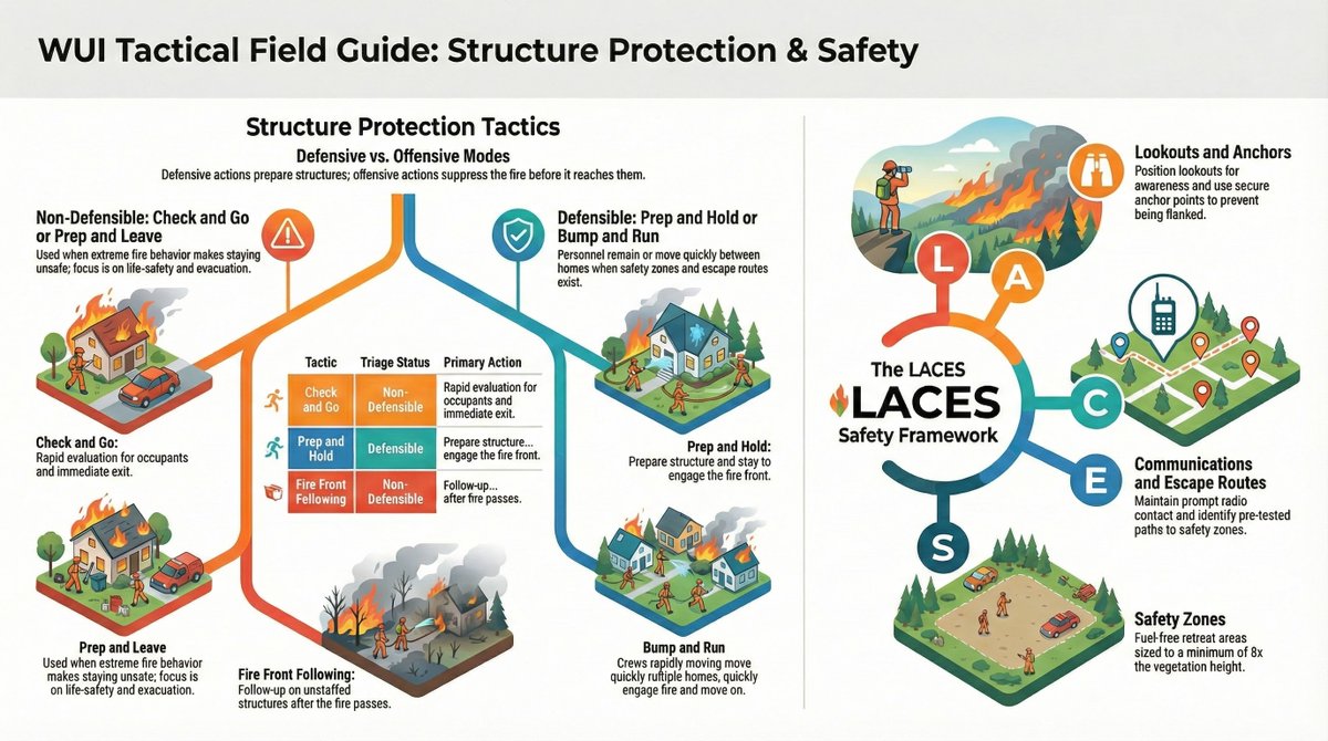 fightfirefast's tweet image. Get ready for #complexemergencies or #catastrophicevents with the tactics that save people, infrastructure and residences from wildfire. #wui #wildfire @CAL_FIRE @Safety_Canada