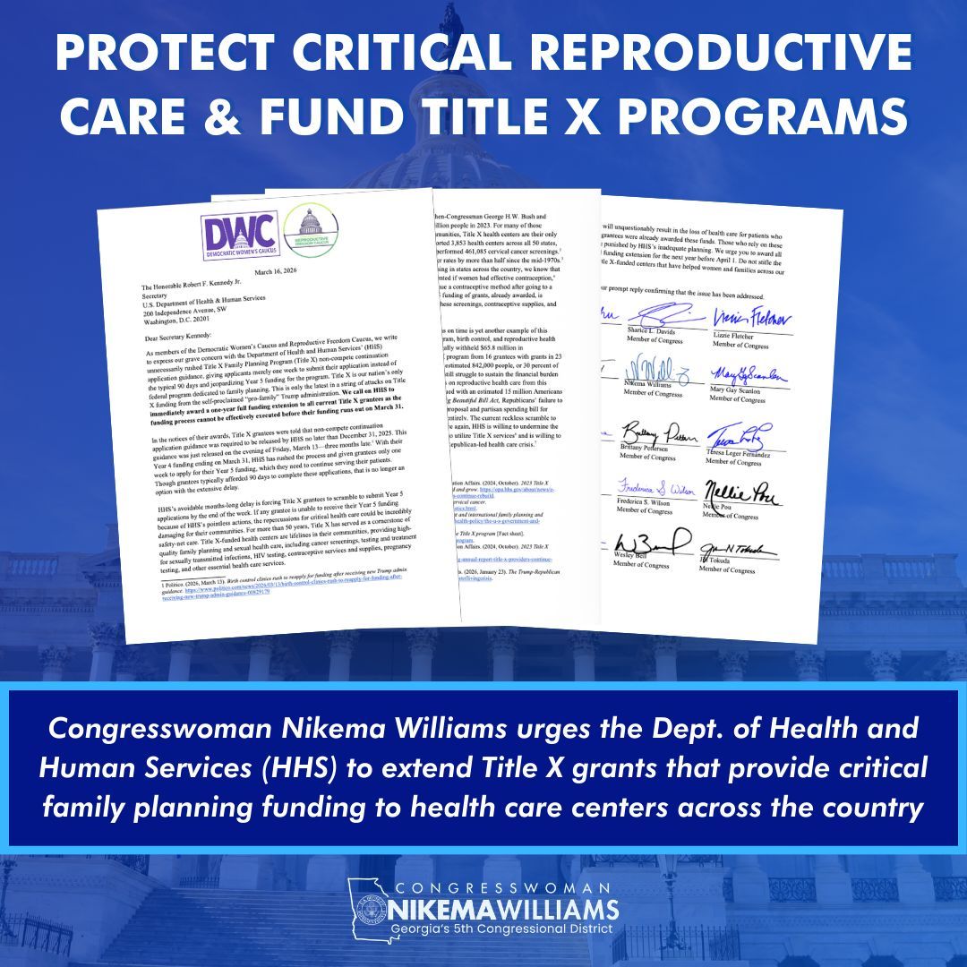 Congresswoman Nikema Williams tweet media