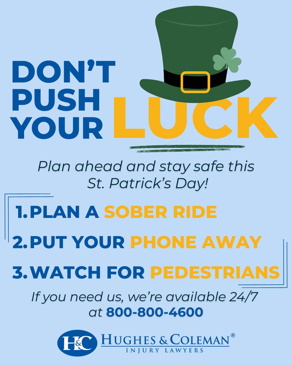 Hughes & Coleman Injury Lawyers tweet media