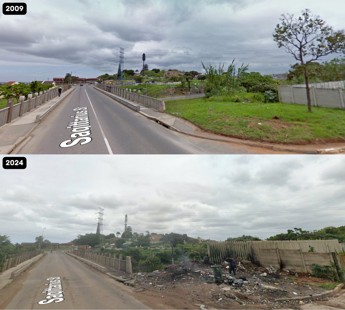 Durban Before/After tweet media