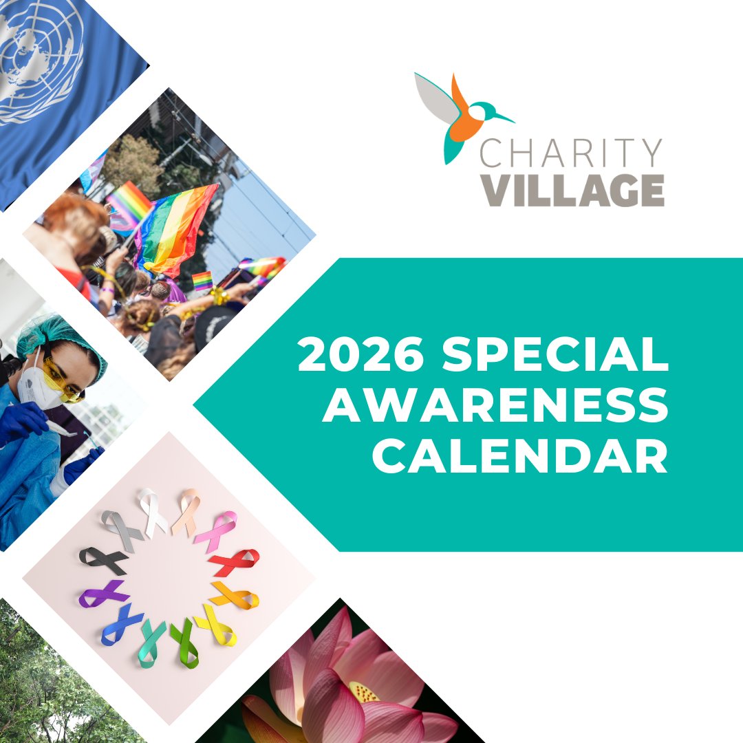 CharityVillage's tweet image. Stay up-to-date on all the recognition periods with help from the 2026 CharityVillage Special Awareness Calendar. 

Download the #guide for a comprehensive list of international, national, and provincial special awareness months, weeks, and days. ⬇️

okt.to/v17aXq
