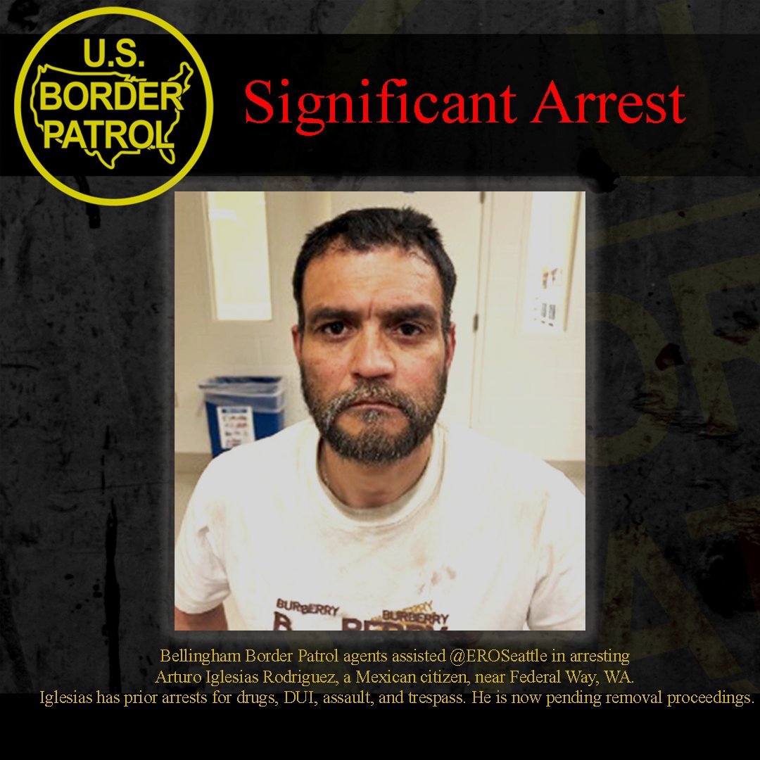 US Border Patrol Chief Patrol Agent Blaine Sector tweet media