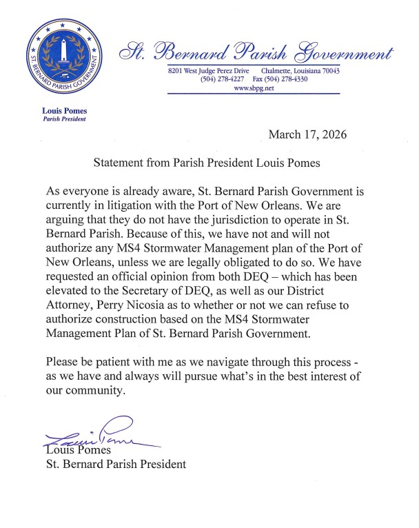 St. Bernard Parish tweet media